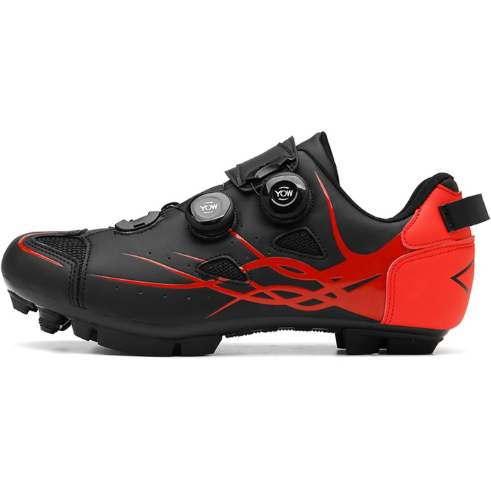 Чоловічі велотуфлі для гірського велосипеда, MTB, катання, сумісні з SPD, чорні (36 EU)