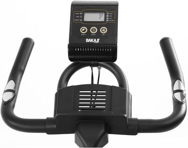 Велотренажер спінінг BAКАJI з LCD-дисплеєм та Bluetooth, для фітнесу вдома та спортзалі