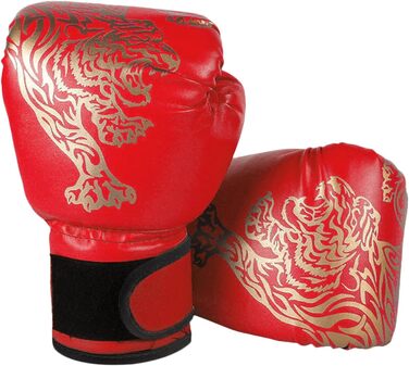 Дитячі боксерські рукавички для тренувань та спарингу, 6 oz, червоні