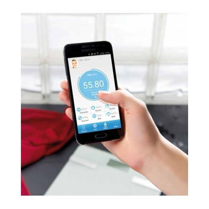 newgen medicals Розумна ваги для аналізу складу тіла 6в1 з Bluetooth 4.0, додатком для Android та iOS, персональні електронні ваги