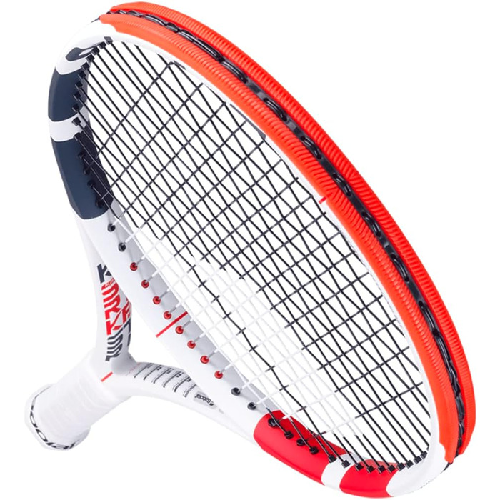 Тенісна ракетка Babolat Pure Strike 16/19 для дорослих, унісекс, біло-червона-чорна