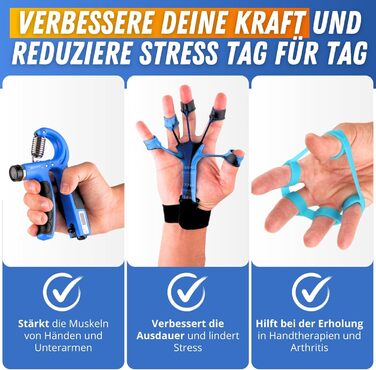 POWER HANDS Супер-кіт для тренування сили хвата - тренажер руки, пальців, передпліччя