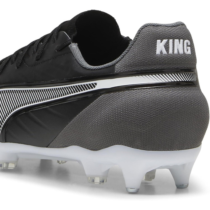 Кросівки футбольні PUMA King Match Mxsg - унісекс, 42.5 EU, чорно-біло-сірий