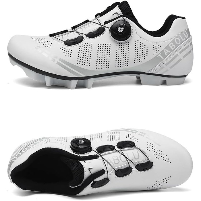 Велосипедні черевики для чоловіків та жінок XXXX MTB, Radsportschuhe, Mountainbike, кросівки, дихаючі, outdoor, велосипедні, Spin MTB, 36-47 EU, 39 EU, білі