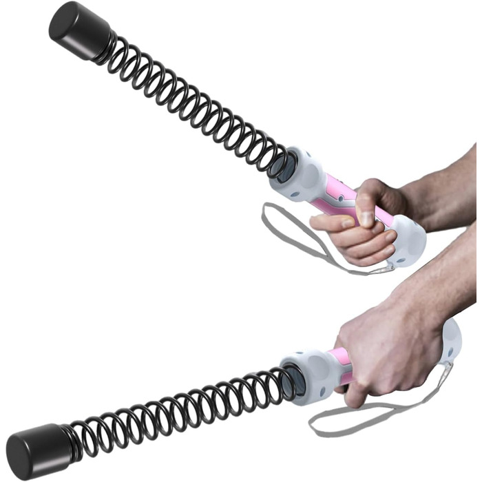 Бойові канати для фітнесу 3-1: бездротові канати для тренувань вдома та в спортзалі (рожеві)