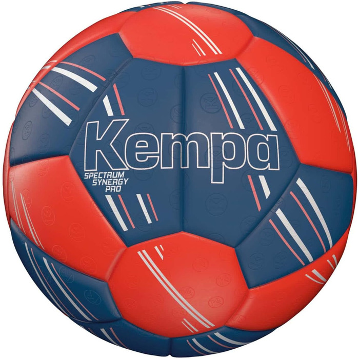 М'яч для гандболу Kempa Spectrum Synergy Pro 2 Ice сірий/флуоресцентний червоний