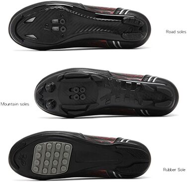 Велосипедні шкарпетки для жінок та чоловіків: MTB, шосе, крос-кантрі. Дихаючі велотуфлі, модель T-730, розмір 48 EU, чорний колір. Без замка.