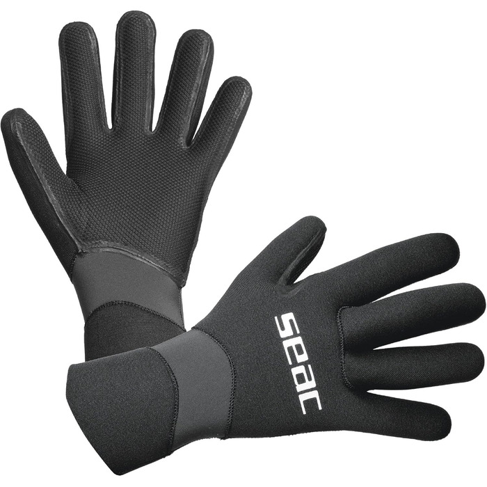 Рукавички для плавання Seac Unisex Snug Dry 3 (XXL, Чорний)