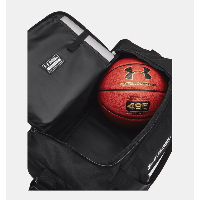 Унісекс спортивна сумка Under Armour UA Gametime Duffle SM, чорна, універсальний розмір, для тренувань