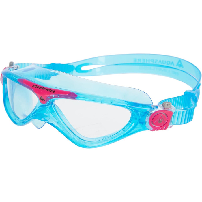 Дитяча маска для плавання Aqua Sphere Vista JR, бірюзово-рожева, універсальний розмір