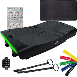 Платформа вібрації Skandika 4D V3000 Plus | Віброплатформа для дому, 60 рівнів, 3+1 програми, до 150 кг