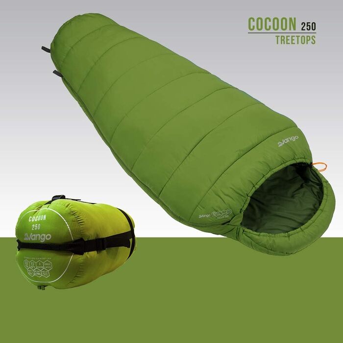 Спальний мішок Vango Cocoon 250 XL Treetops для одного ліжка [Ексклюзив від Amazon]