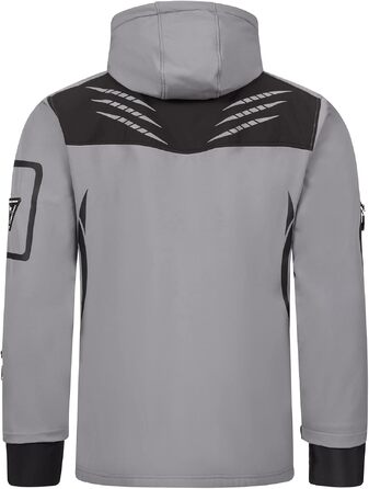 Чоловіча куртка Softshell Rock Creek H-127 Outdoor водонепроникна, сіра