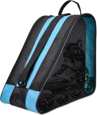 Сумка для роликових ковзанів та ковзанів, блакитна, універсальна (жіноча, чоловіча, дитяча)