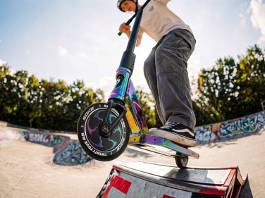 Трюковий самокат SOKE BOX kameleon SCS ABEC-9 HOLLOW CORE 110