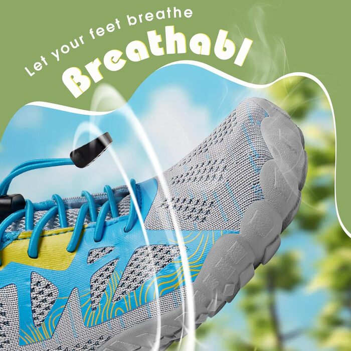 Дитячі шкарпетки-капці IceUnicorn для плавання та прогулянок, дихаючі, для хлопчиків та дівчаток, розмір 30 EU, темно-синій