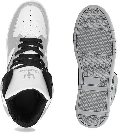 Чоловічі бігові кросівки High Top, трекінгові черевики, кросівки для фітнесу, білі (39 EU, 730 Grey)