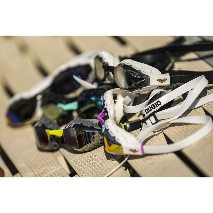 Окуляри для плавання ARENA Air Sonic Pro (Unisex) - сині/білі, професійні, для змагань