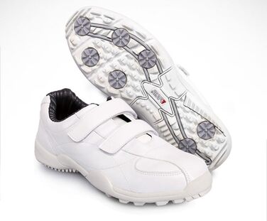 Жіночі гольф-туфлі PGM водонепроникні, без шипів, на липучці (39 EU, білі)