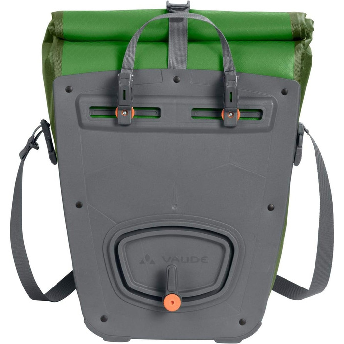 Велосипедні сумки VAUDE Aqua Back Plus для багажника, 2 шт, водонепроникні, 51 л, Parrot Green, універсальний розмір, легке кріплення
