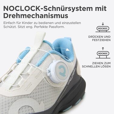 Дитячі кросівки Happy Nochnoc All-MAX – легкі та дихаючі спортивні кросівки з високою амортизацією для тенісу, відпочинку та тренувань. Sakura Rosa, Eisweiß (32 EU)