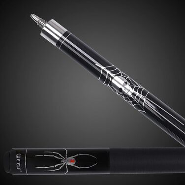 Більярдний кий CUEELF з жорстким кейсом, низький кут відхилення, професійний, 553-595 г, 19.5 oz, модель 