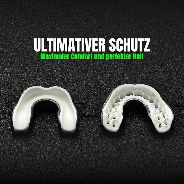 Захисна капа Ares Fightwear® Premium Monsta: професійний капу для чоловіків та жінок, MMA та бойових мистецтв. Зручна підгонка, преміум-якість, з кейсом.