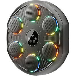 Музична боксерська машина Kensbro з LED-підсвіткою, Bluetooth, 12 швидкостей та режимів, для дорослих та дітей