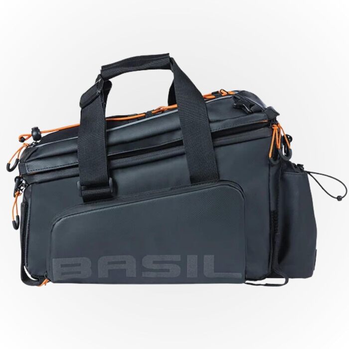 Велосумка Basil Miles XL для багажника, водонепроникна, з ручкою, помаранчева