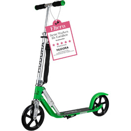 Самокат HUDORA BigWheel 205 алюмінієвий, міський, складаний, для дітей і дорослих до 100 кг, з підніжкою