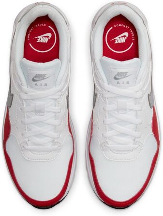 Кросівки Nike Air Max SC для чоловіків, білі (47.5 EU, White Wolf Grey University Red Black)