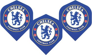 Професійні дротики FOCO Chelsea Red Dragon (80% вольфрам, 24 г) з металевими наконечниками, пір'ями та гаманцем для дротиків