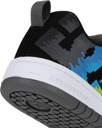 DC Shoes Court Graffik - Скейтбординг черевики для хлопчиків (30.5 EU, Black Multi White)