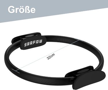 Кільце Pilates SURFOU 32 см: для йоги, фітнесу, тренування стегон та всього тіла