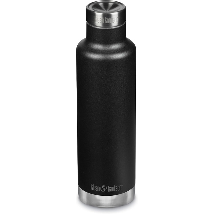 Пляшка для води Klean Kanteen Classic 739 мл, чорна, метал, для чоловіків