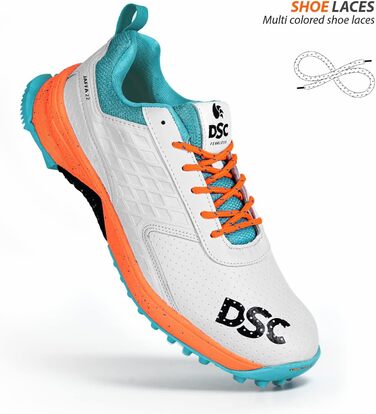 Кросівки DSC Jaffa 22 - білі/помаранчеві для хлопчиків та чоловіків. Легкі кросівки з тисненням. Розміри: 8 UK, 9 US, 42 EU