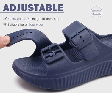 Жіночі сандалії KuaiLu для відновлення, спортивні слайдери з підтримкою склепіння стопи, ортопедичні, проти плоскостопості, для літа, синій, 41 EU