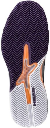 Кросівки футзалу HEAD Revolt Pro 5.0 Clay Men WHBK (43 EU, сіро-фіолетові)