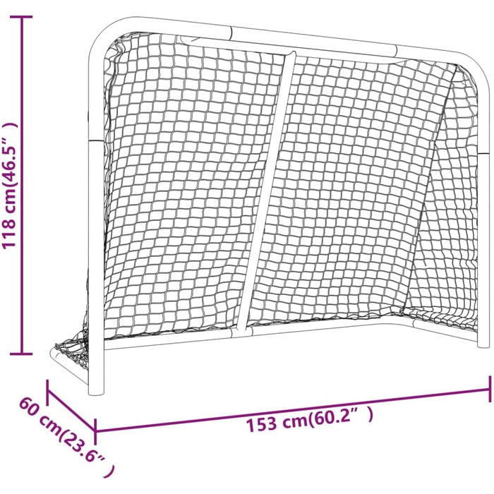Ворота для хокею VidaXL Hockey Tor - міцні та надійні для гри