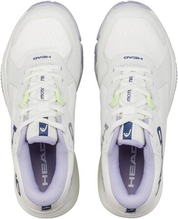 Жіноче взуття для падел-тенісу HEAD Motion Team Padel 274644 Bkaq, чорний колір, розмір 40 EU, білий, лавандовий