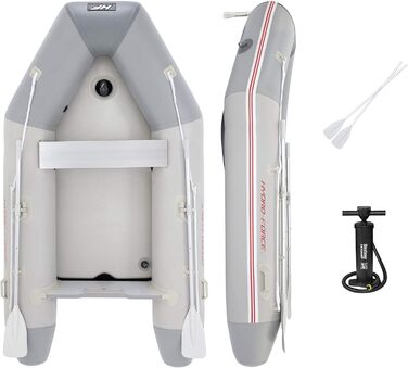 Надувний човен Bestway Hydro-Force Caspian Pro 280x152x42 см для 3 дорослих і 1 дитини, комплект для спорту