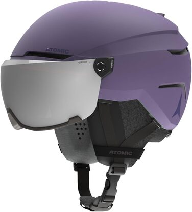 Гірськолижний шолом ATOMIC SAVOR VISOR STEREO з візором, максимальне поглинання ударів, вентиляція Aircon, дзеркальне покриття