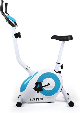 Велотренажер Kraftfit для дому, з ергометром, пульсометром і тренувальним комп'ютером, тихий спінбайк для витривалості, для ніг, до 100 кг