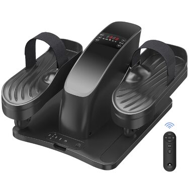 Еліптичний тренажер для сидіння, крос-тренажер, тренажер для ніг, моторизований педальний тренажер з пультом дистанційного керування та LCD дисплеєм, тренажери для дому для людей похилого віку та дорослих, спортивне обладнання для дому E3