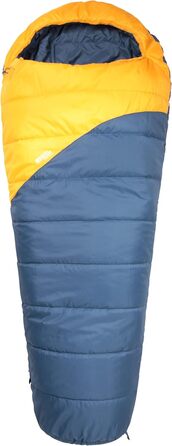 Спальний мішок Mountain Warehouse Summit 250 - 3/4 сезону, ізольований, мумієподібний, 22x40 см у складеному стані. Підходить для осені, кемпінгу та трекінгу. Застібка-блискавка справа, довжина 215 см (Жовтий, XL)
