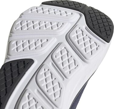 Чоловічі кросівки Adidas Cloudfoam GO Sock 44 EU, темно-синій, сріблястий, чорний