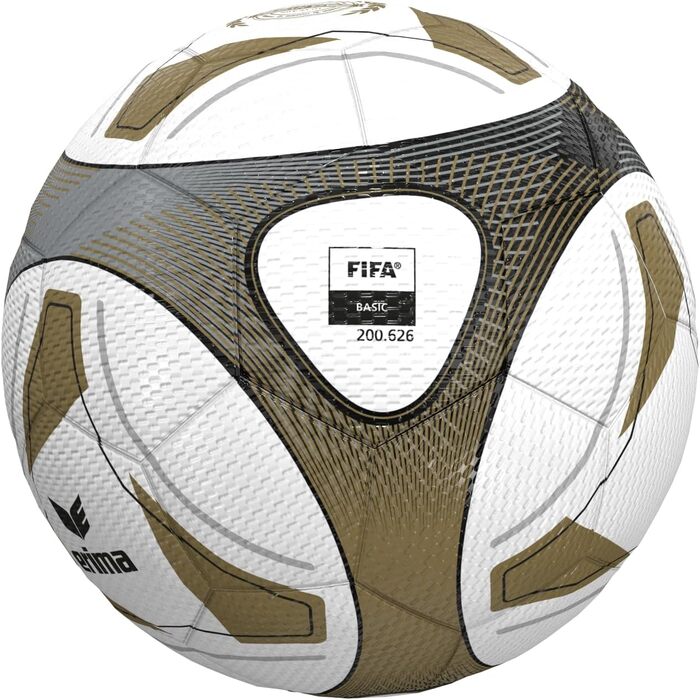 Футбол Erima Hybrid Training білий/золотий, унісекс, для дорослих, 5