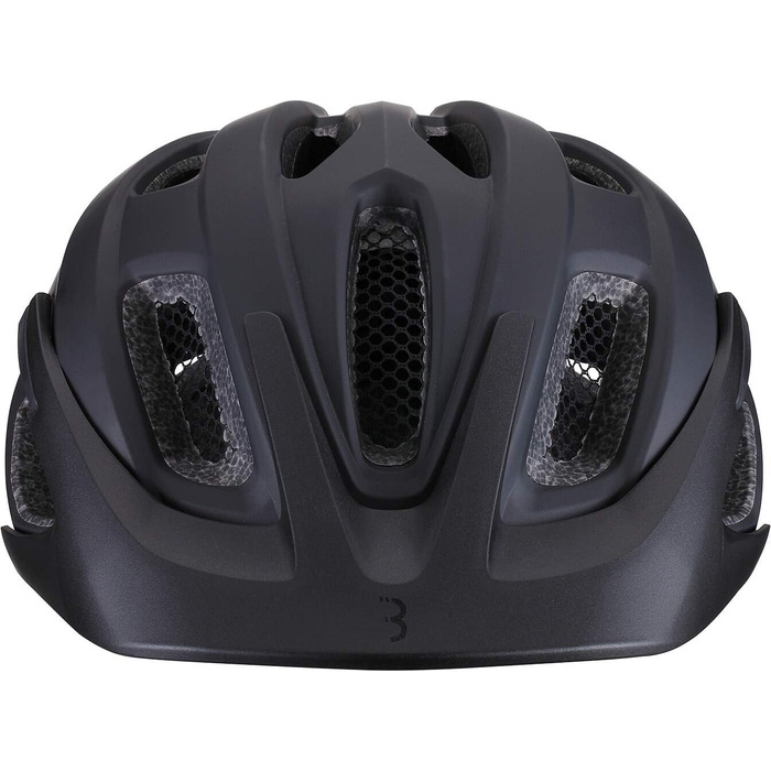Велошолом BBB Cycling Kite 2.0 для дорослих і дітей, для шосейного та гірського велосипеда, знімний візор, кріплення для LED, розмір S (52-55 см), матовий чорний