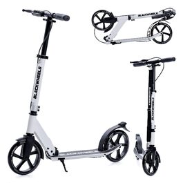 Самокат Blackwheels Orio Cityroller 200мм, складаний, білий - алюмінієвий, з регулюванням висоти, ABEC 7, для підлітків та дорослих