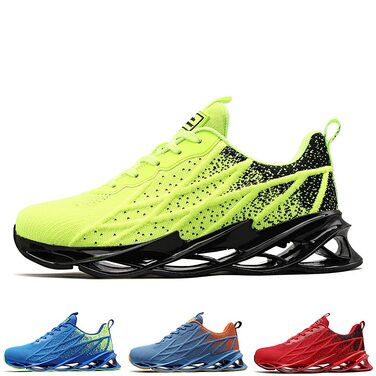 Кросівки Frysen Herren/Damen для бігу та фітнесу, дихаючі, зелені, розмір 39 EU